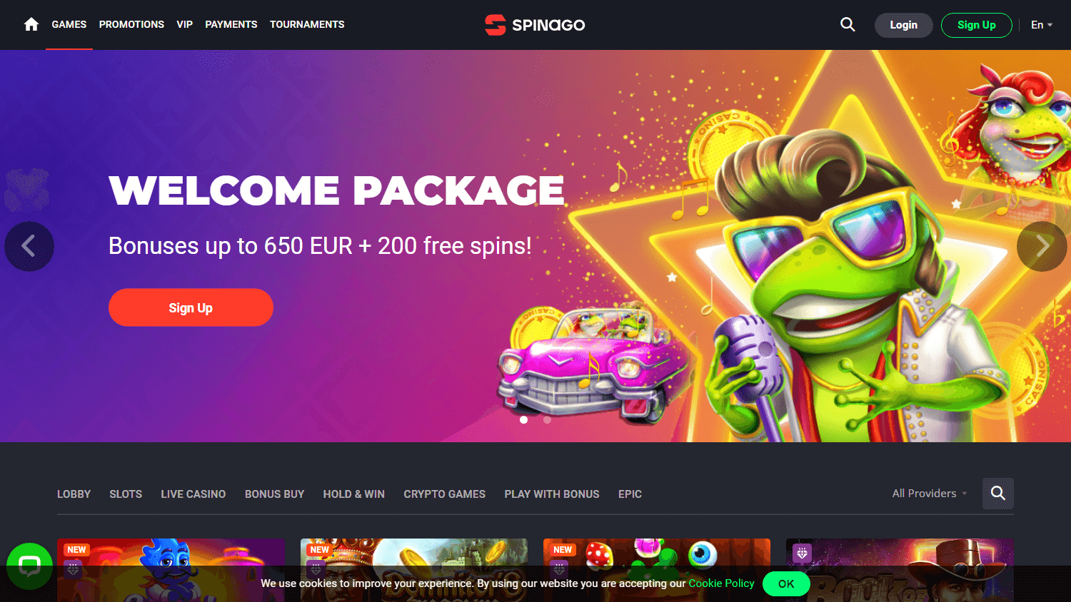 Bonus Up to $500 and 50 free spins